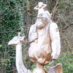 Skulptur aus Tieren am Tiergarten