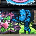 Graffiti an einer Hauswand