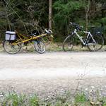 Liegerad und Normalrad