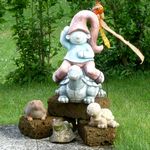 Zwerg auf Schildkroete