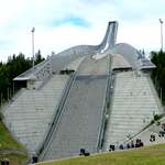 Sprungschanze bei Oslo