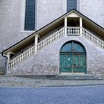Treppenaufgang an der Kirche St. Trinitatis in Sondershausen