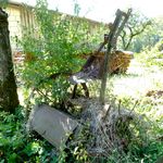 Alte ausrangierte Saatmachine