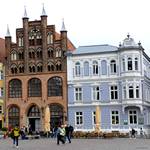 Alte Haeuser in Stralsund